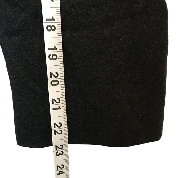 Jos A. Bank Wool Overcoat Black Mens 46R - Picture 8 of 10